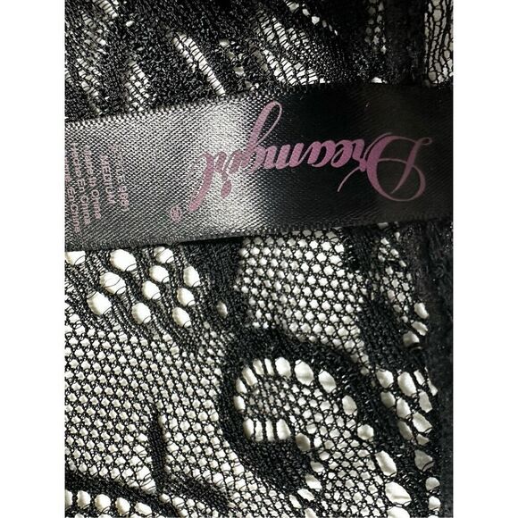 Dreamgirl Black Stretch Lace Asymmetrical One Shoulder Chemise Sz M See Notes - Picture 16 of 16